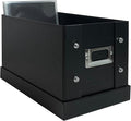 CheckOutStore Black Stamp & Die Craft Scrapbook Storage Pocket Box - 10 x 6 x 6 (Pack of 5)