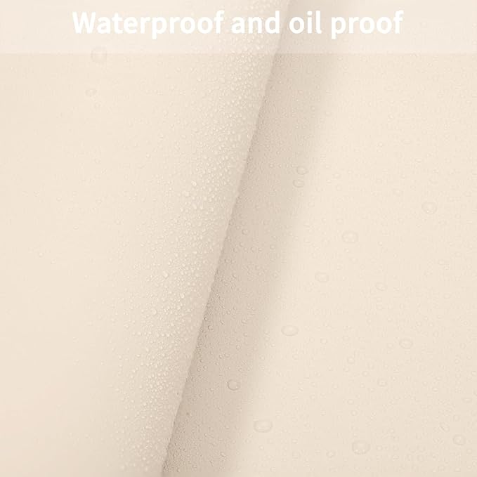 Zinkooat Large Desk Mat - 24x36 Inch Waterproof Anti Overflow Can Cover Up Defects Protect The Surface of Furniture from Scratches Can Be Used for Office Coffee Table Dorm(Off White+Light Gray 24x36)