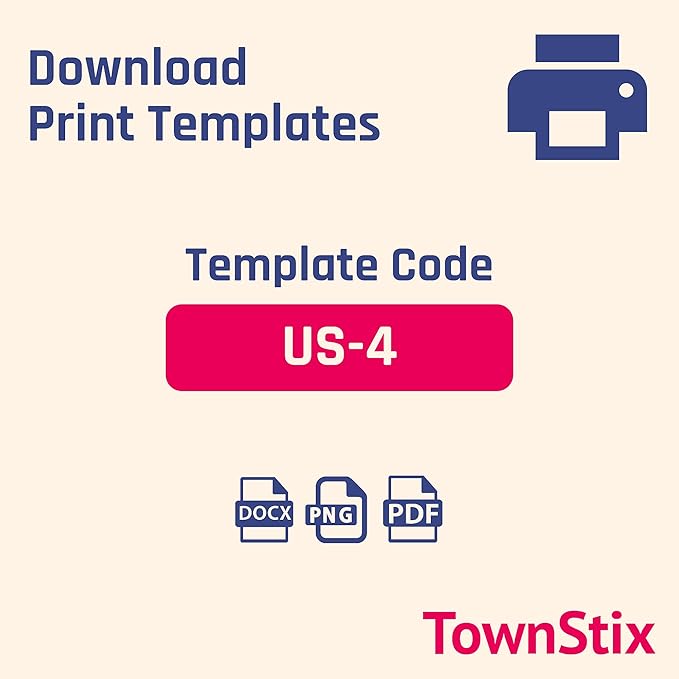 (4" x 5") 200 Sheets, Large White Labels Stickers - Laser/Inkjet Printable