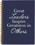 OXW Navy Blue Notebooks for Work, Employee Appreciation Gifts, Leadership Gifts Notebook Journal for Writing Meeting Office, Thank You Gifts for Women Men Leader Mentor Boss Manager, 5.5"x8.3"