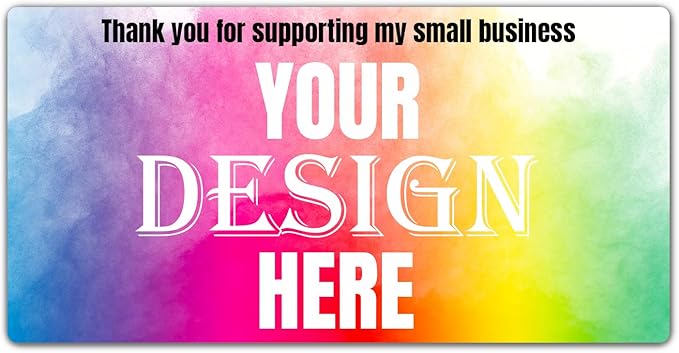 100-500 Custom Stickers Personalized Labels, Customized Stickers with Any Image Logo and Text. Custom Stickers for Business LogoThank You Labels,etc. (Rectangle,5X4 Inch)