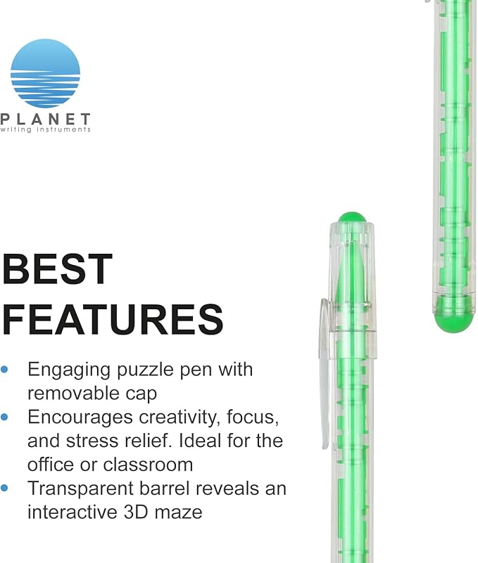 Custom Maze Ballpoint Pens – Personalized Puzzle Pens with Logo/Text – Promotional Pens for Events, Schools, Trade Shows – Fun Interactive Design (Yellow, 300 Count, Pack of 1)