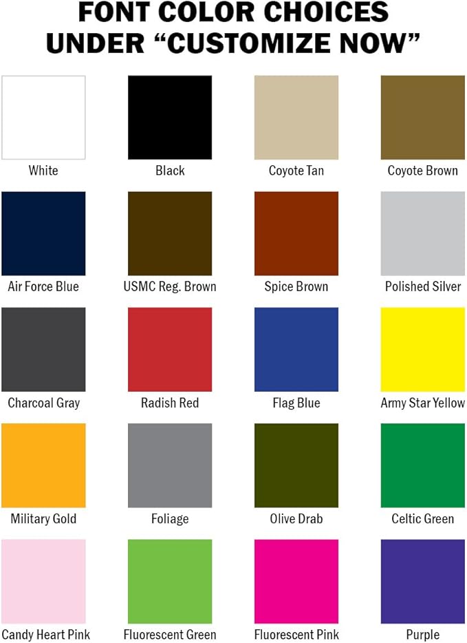 Northern Safari Custom Uniform Name Tapes, Red Fabric, 3.5 Inch Hook Fastener (1 Count)