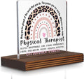 Physical Therapist Desk Gift Sign, Thoughtful Thank You Office Plaque for Physical Therapy Appreciation, PT Recognition Decor for Clinic Desk, Retirement Promotion PA105