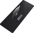 Mydours 75" x 24" Super Large Desk Pad, Desk Protector Mat with PU Leather, Large Desk Blotter Mat for Office, Home & Writing, Full Desk Pad for Keyboard and Mouse (Black)