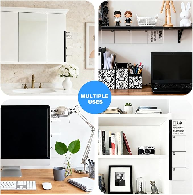 Computer Monitor Memo Board Team Quotes Desktop Logo Decor Monitor Message Board Sticky Notes Office Desk Accessories for Send Family Members Office Friends and Colleagues Gifts
