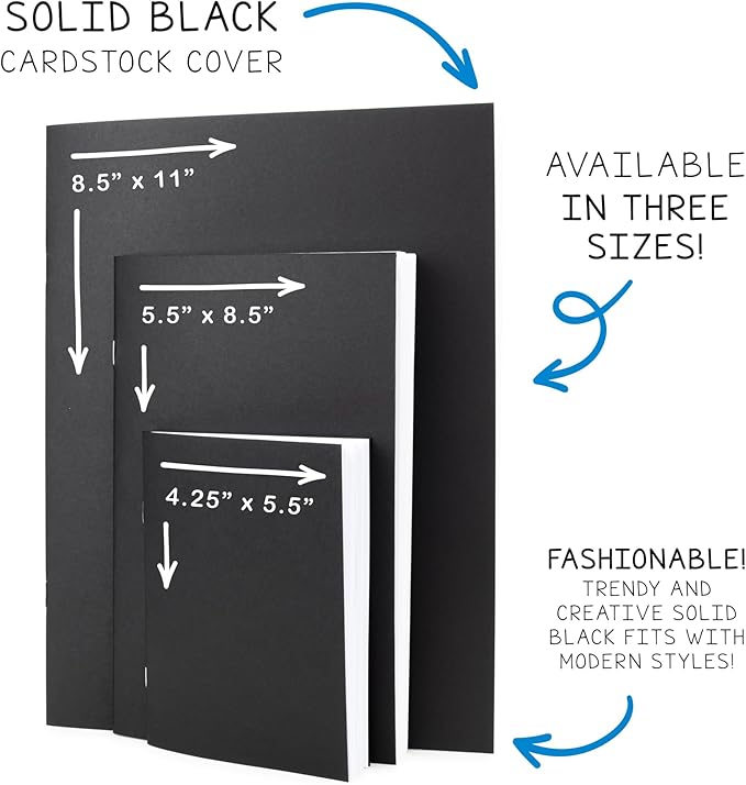 Hygloss Blank Books - Bulk 20 Pack – 4.25" x 5.5" A6 Kraft Paperback Blank Books for Kids to Write Stories, Doodle, Arts & Crafts – Plain Drawing Sketchbook, Unlined Journal, Notebook Without Lines