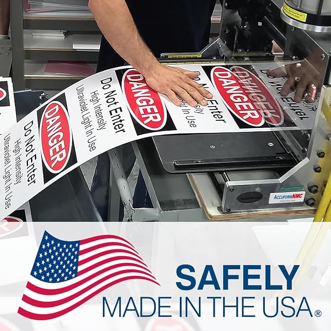 Custom OSHA Style Notice Sign 18" x 24" Aluminum Sign, Customizable "Your Text Here", by AccuformNMC Made in USA