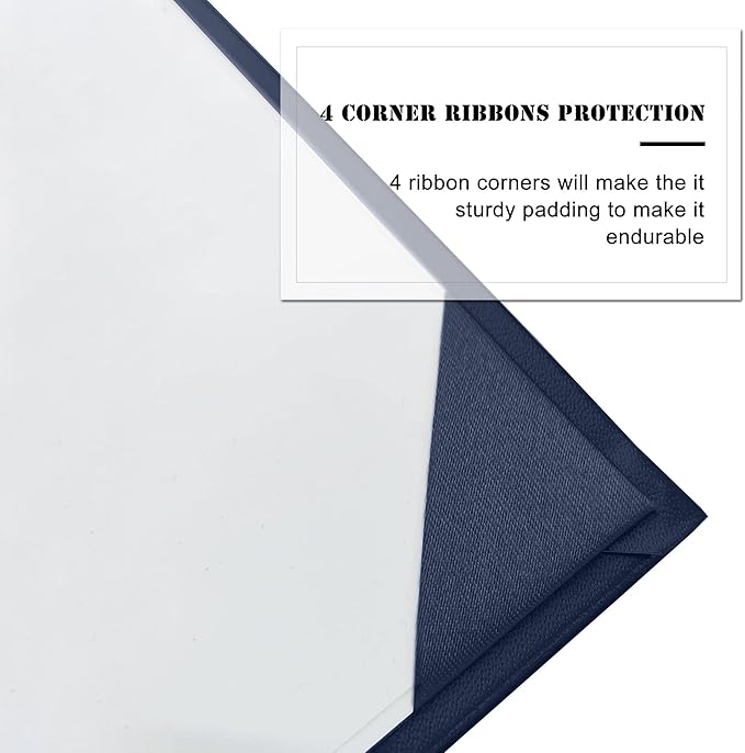 Diploma Cover 8.5” x11” Diploma Holder of Graduation Leatherette Padded Certificate（Tent Style),20-Pack