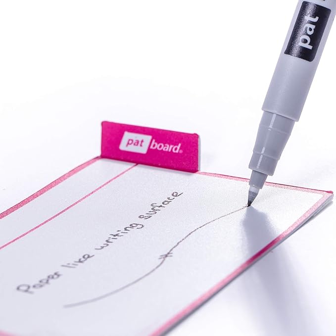 PATboard Scrum Board and Kanban Board - 16 Task Cards Medium - with nanocups® for Glass - Purple