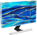 Baocicco Royal Blue Marble Waterproof TV Cover 50, 51, 52 Inch Creative Design Monitor Accessories Laptop TV LCD Screen Television Decoration for Tablet LED LCD OLED TVs Decorations