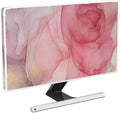 Baocicco Abstract Waterproof Television Cover with Pink Marble Design 40, 41, 42，43 Inch Full Body Cover for TV Screen Weatherproof Dust-Proof TV Screen Covers Sleeve Compatible with LED OLED Desktop