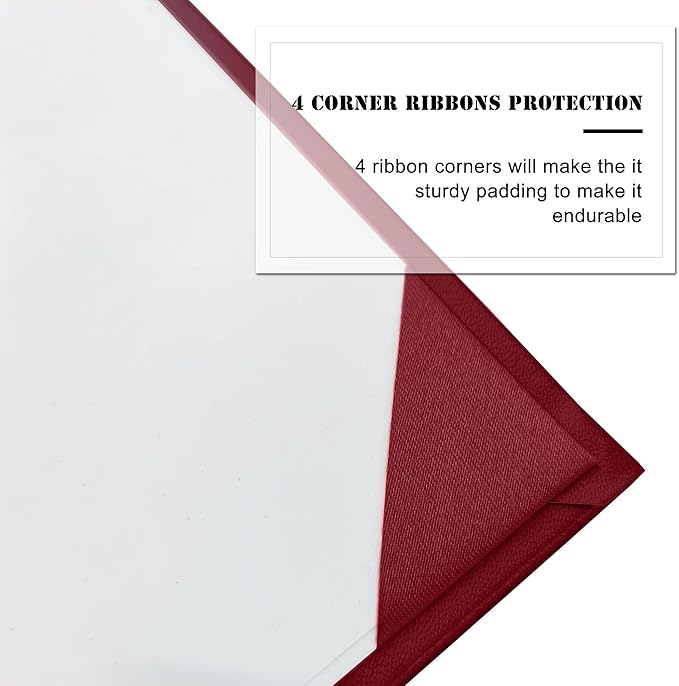 Diploma Cover 8.5” x11” Diploma Holder of Graduation Leatherette Padded Certificate（Tent Style