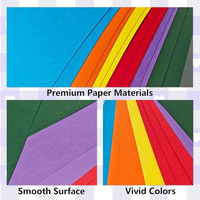 15 Sheets Red Cardstock 12"x12",250gsm/90lb Heavyweight Cardstock Paper, Thick and Smooth Card Stock Perfect for Card Making, Scrapbooking and Crafts