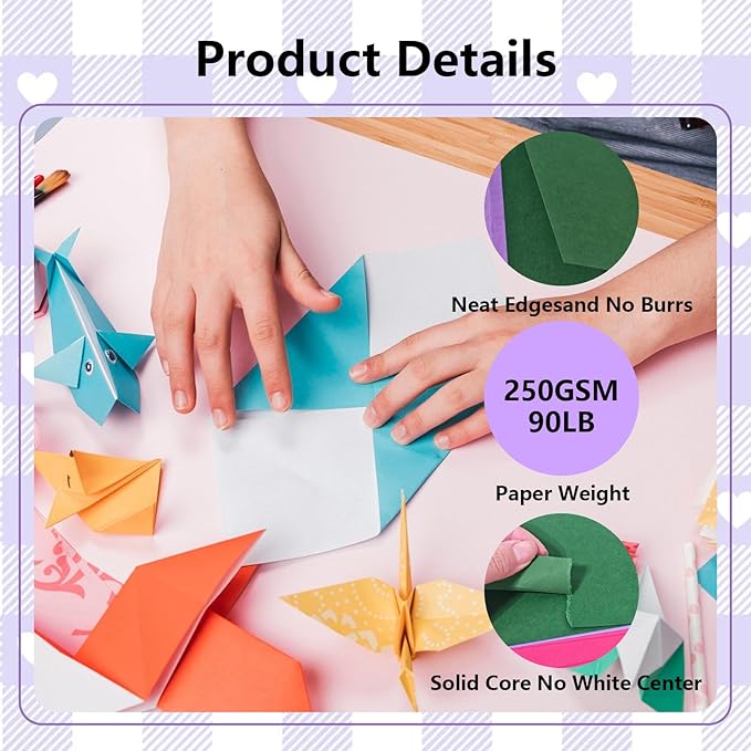 15 Sheets Green Cardstock 12"x12",250gsm/90lb Heavyweight Cardstock Paper,Thick and Smooth Card Stock Perfect for Card Making, Scrapbooking and Crafts