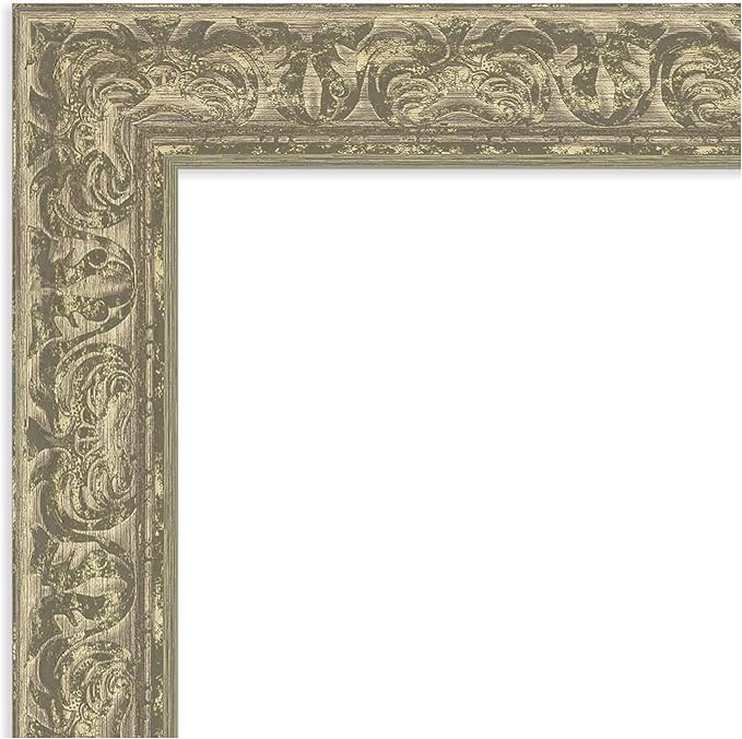 Amanti Art Silver Framed Magnetic Board 23x31 Medium Vision Board for use with Magnets, 100% Metal Sheet to Display Items as Office Decor or for Home Organization in mudroom, Kitchen or Kids Room