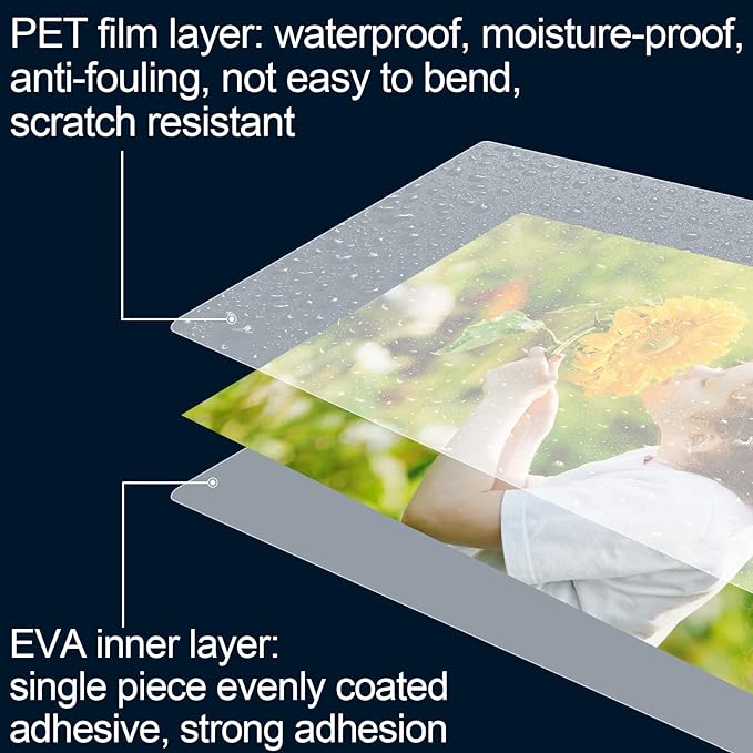 HERKKA 200 Pack Laminating Sheets, Hold 11 x 17 Inch Sheet, 3 Mil Clear Thermal Laminating Pouches 11.5 x 17.5 Inch Lamination Sheet Paper for Laminator, Round Corner