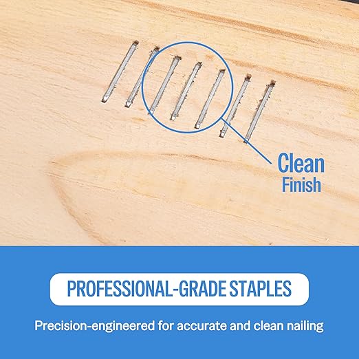 meite 21 Gauge Upholstery Staples, 1/2-Inch Crown with 5/16-Inch Length Galvanized Heavy Duty Staples for Staple Guns MT8016, MT8016S, and MT8016SLN (10 Boxes)