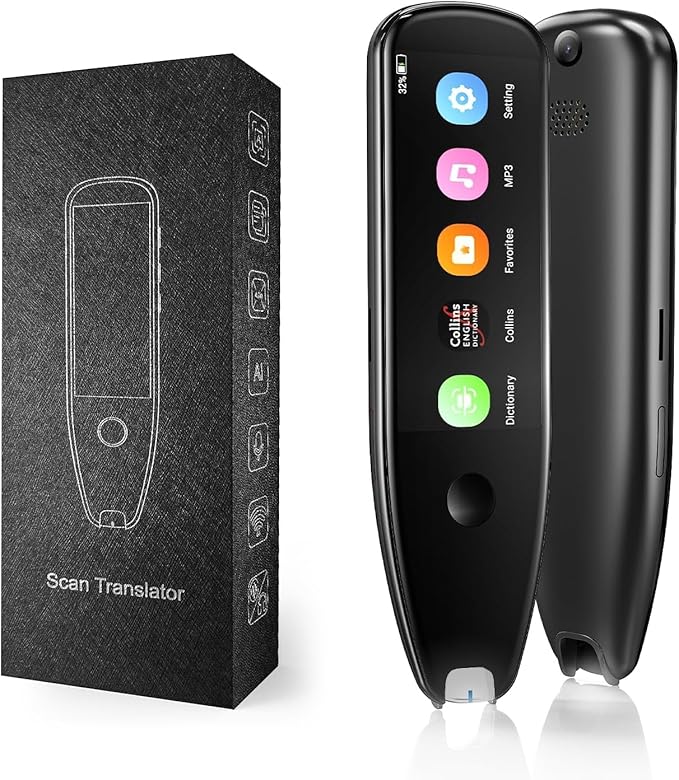 X5 Pro Translation Pen Scanner, Reader Pen Text to Speech Device for Dyslexia Pen 112 Language Translator Pen Scanner