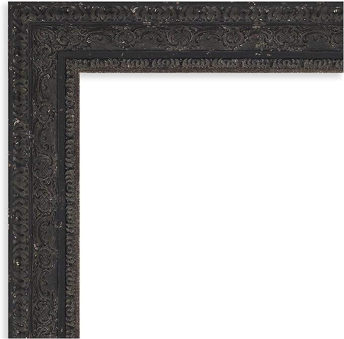 Amanti Art Black Framed Magnetic Board 23x29 Medium Vision Board for use with Magnets, 100% Metal Sheet to Display Items as Office Decor or for Home Organization in mudroom, Kitchen or Kids Room