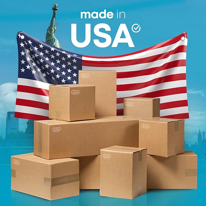 Medium Moving & Shipping Boxes 10"L x 10"W x 4"H (25-Pack) - Extra Strength 200 lb vs Regular - Corrugated Shipping Boxes for USPS/UPS/FEDEX - Box for Packing - Heavy Duty Box by IDL Packaging