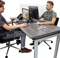 OBEX Acrylic Free Standing Screen, Divider for Desk Privacy Home & Office Partitions for Table Top Workstation, Portable Cubicle Panel for Work, 12" x 60", Clear