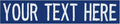 Custom Uniform Name Tapes Solid Colors. Made in The U.S.A. Ships Under 24 Hours. Royal Blue Fabric, 3.5 Inch Sew on