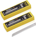 Gomake 9mm Utility Knife Replacement Blades, Snap Off Blades for 9MM Universal Art Knife,Stainless Steel Blades Use in Office, Home, Arts, Crafts - 100PCS