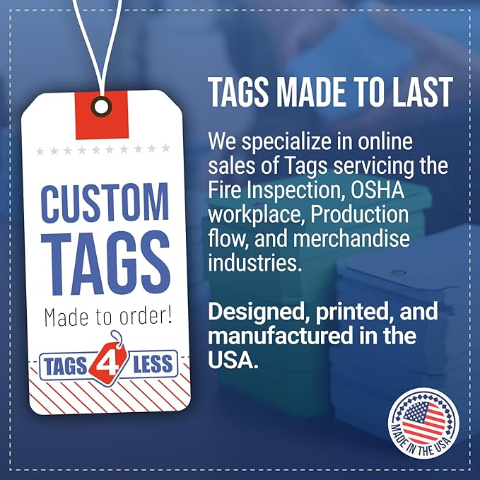 Tags 4 Less 15 Mil Waterproof Plastic Tags, Pack of 100 – 2” x 4” Heavy Duty Plastic Tags for Labeling, Outdoor Tagging, Equipment Labeling, Luggage, Valves & More (Fluorescent Green)