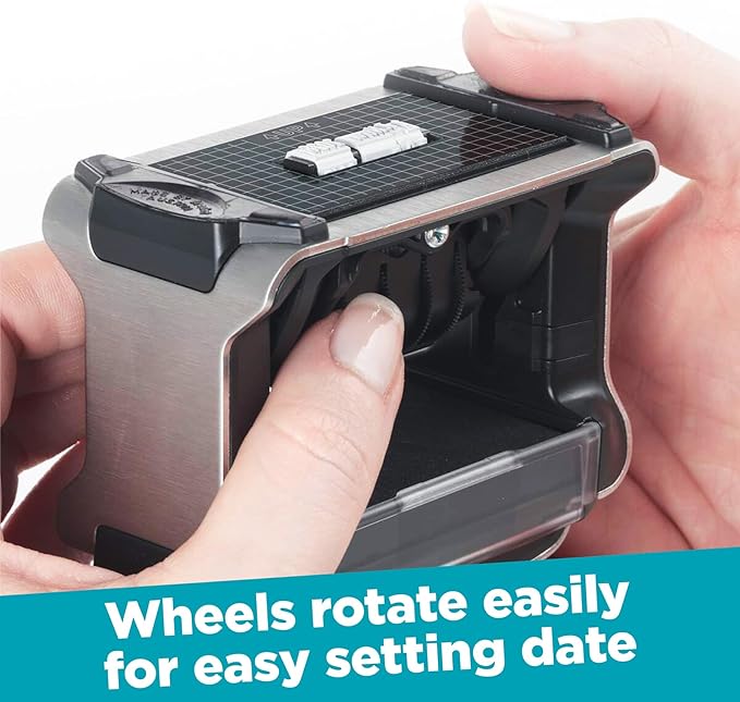 Trodat 5430 Professional Self-Inking Date Stamp with Received - Black Ink