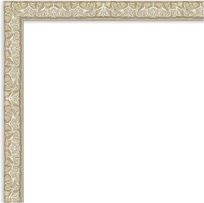 Amanti Art Silver Framed Magnetic Board 22x22 Medium Vision Board for use with Magnets, 100% Metal Sheet to Display Items as Office Decor or for Home Organization in mudroom, Kitchen or Kids Room