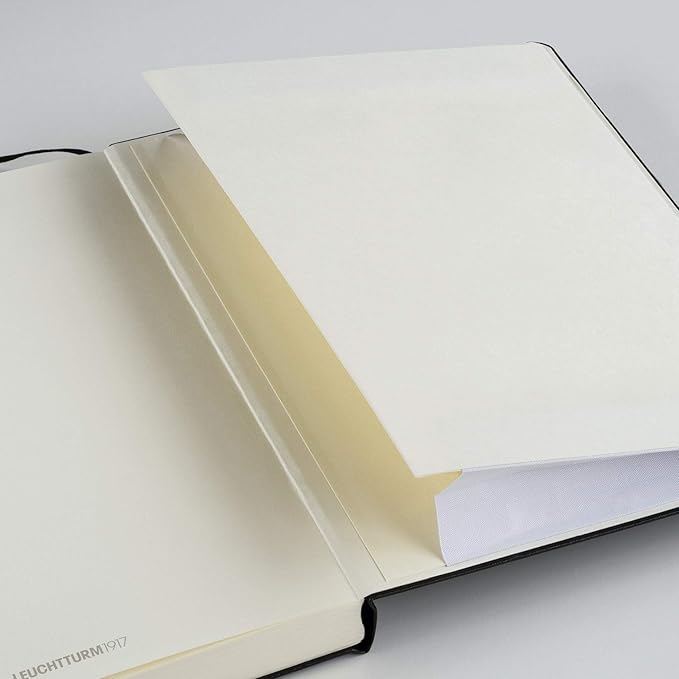 LEUCHTTURM1917 - Notebook Hardcover Master Classic A4+ - 235 Numbered Pages for Writing and Journaling (Black, Squared)