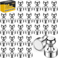 VNDUEEY 60 Pack Fridge Magnet Refrigerator Magnets, Whiteboard Magnets Small Strong Magnet for Kitchen, Office, School, Metal Decorative