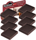 Yelanon Non Slip Furniture Pads for Hardwood Floors -8 Pcs 3” Furniture Coasters Cups, Anti Skid Furniture Grippers Rubber Feet, Floor Protectors for Furniture Bed Couch Stoppers