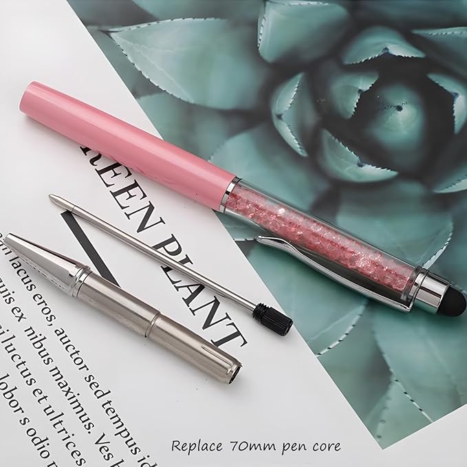 Yucold Customized Pens with Name/Logo - Touch Screen Stylus Ballpoint Pen, Perfect for Weddings, Business & Personalized Gifts (Wine red,100)