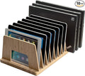 MobileVision Bamboo Device Organizer for Smartphones, Tablets and Laptops, 10 Slots