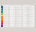 Dry Erase Wall Calendar 2026, 27×39 in — Double-Sided Yearly Planner (Dated & Undated), Reusable Write & Wipe, Large Wall Planner for Home, Office, Classroom — Rolled Poster.