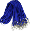 Ollain Badge Lanyards Flat Lanyard Swivel Hooks Durably Neck Bulk lanyards 100 Pack