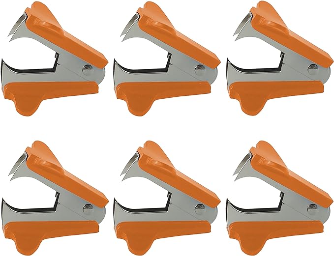 Clipco Staple Remover (6-Pack) (Orange)