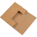 Tape Logic TLM14112BFK Easy-Fold Mailers, 14 1/4" x 11 1/4" x 2", Kraft (Pack of 50)