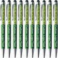 Yucold Customized Pens with Name/Logo - Touch Screen Stylus Ballpoint Pen, Perfect for Weddings, Business & Personalized Gifts (Military Green,30)
