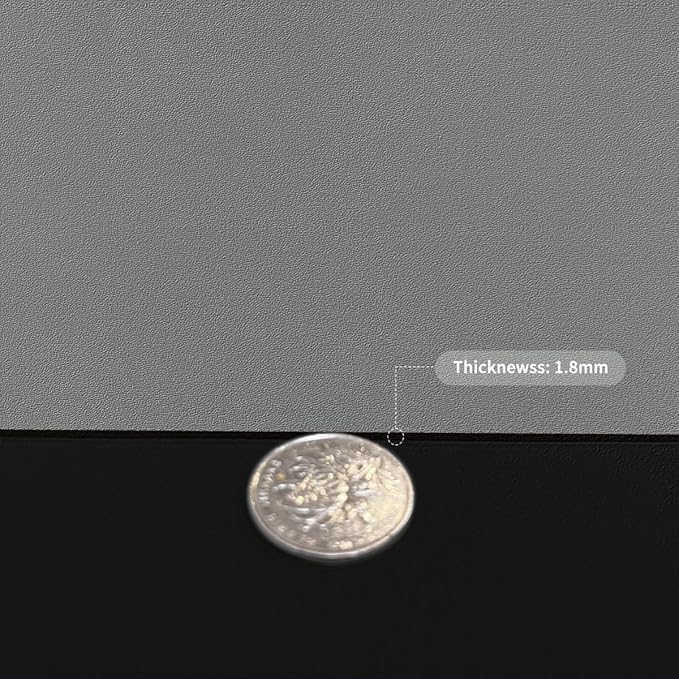 Zinkooat Table Top Protector for Dining Room Table - Can Be Used On Both Sides Waterproof and Easy to Clean Good Flatness Used for Dining Table(Black+Gray 44x84)