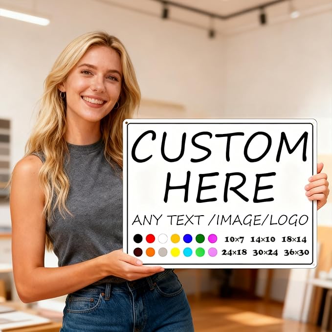 Custom business signs-36×30inches-Large size,Optional reflective,Strong and durable,for Wall decoration, Advertising, House rental