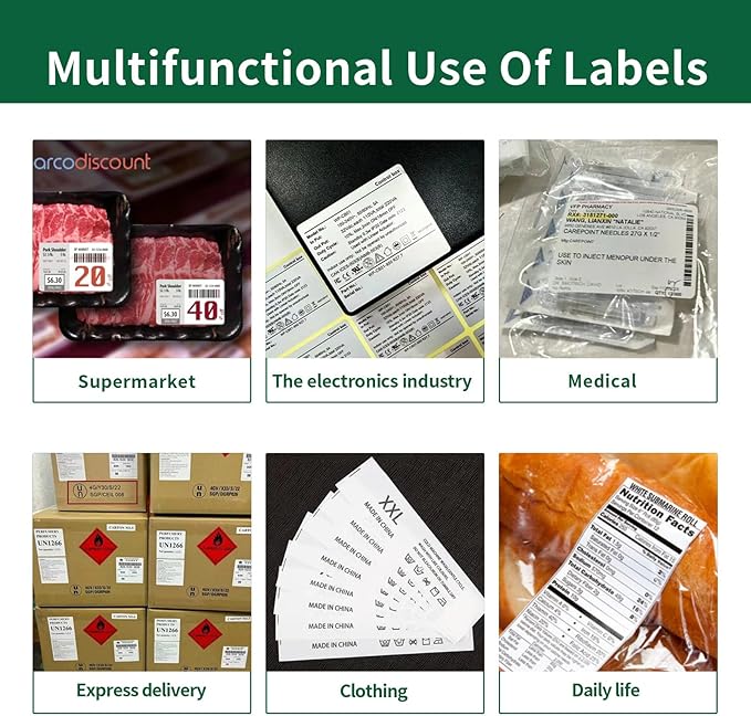 Gemsroyal 4"×5" Shipping Labels Printable,4×5 inch White Matte Label Stickers for Laser/Inkjet Printer,5×4 Large Mailing Sticker Paper,Wine Stickers for Bottles,40 Sheets,160 Blank Labels in Total