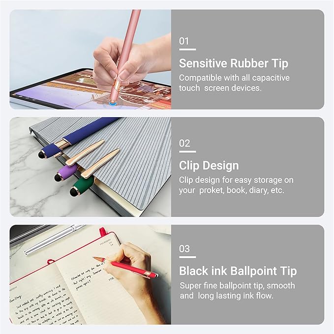 10pcs Inspirational Pens Set Stylus Pens Design Black Ink Smooth Writing Pens No Smudge Office Essentials Inspirational Quotes Engraving Pen for Employee Benefits and Team Rewards Motivational Gifts