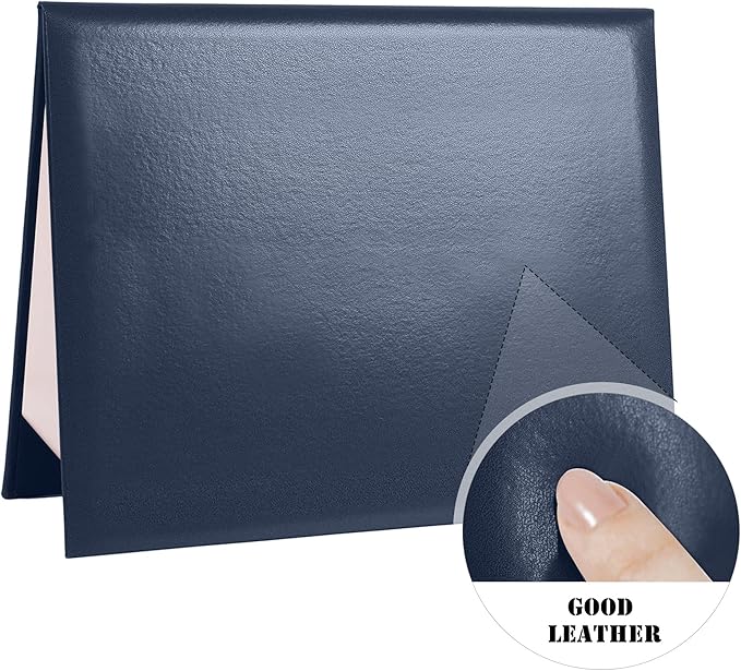 Diploma Cover 8.5” x11” Diploma Holder of Graduation Leatherette Padded Certificate（Tent Style),40-Pack
