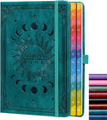 Address Book with Colorful Alphabetical Tabs (8.4" x 5.7") – Hardcover Contact Organizer for Website Passwords, Telephone, Software Licenses, and Important Information – Seagreen